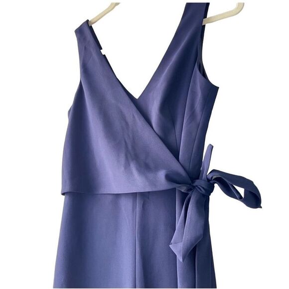 EUC Club Monaco Navy Wrap Tank Jumpsuit - Size 0 (ankle or petite) - Picture 7 of 13